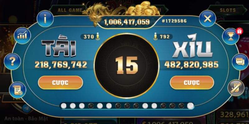 Tài xỉu nổ hũ - Bí kíp chơi là trúng, jackpot liên tục 3 Hai cửa cược chính của tài xỉu nổ hũ